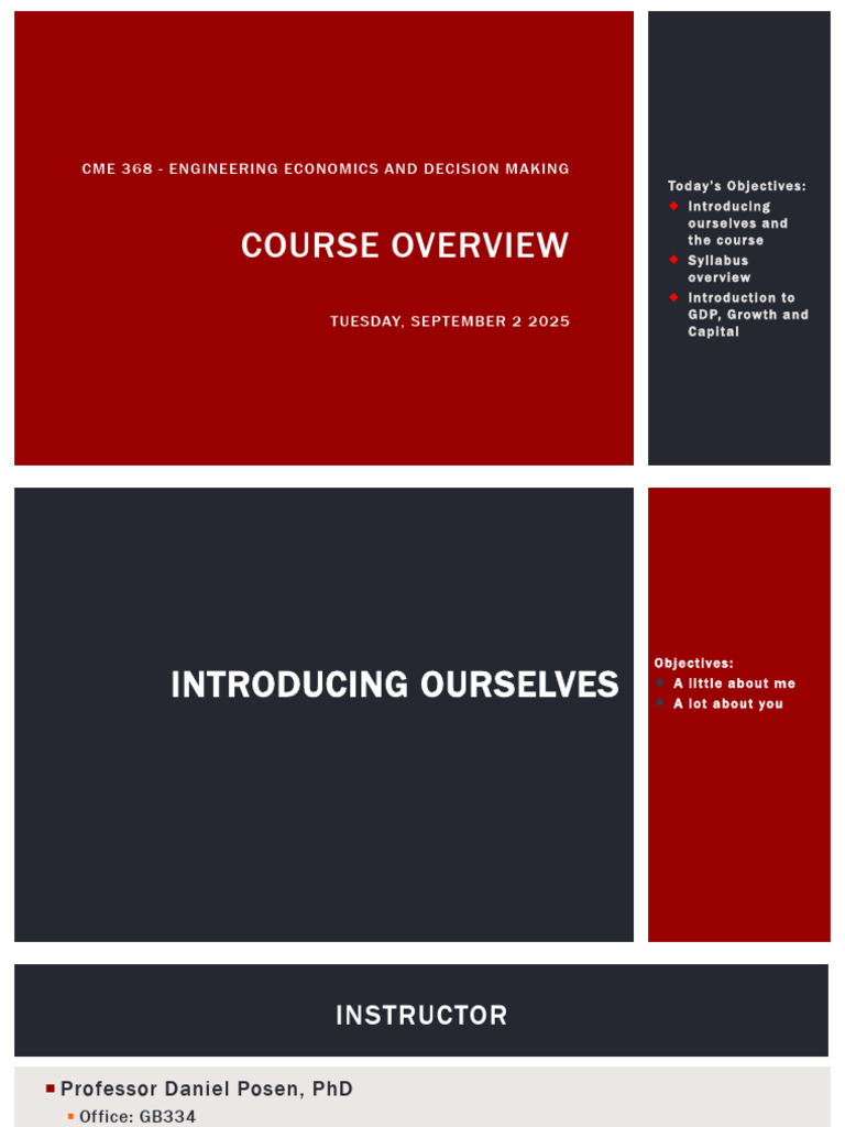 Engineering Economics Course Overview | PDF | Economics | Equity (Finance)