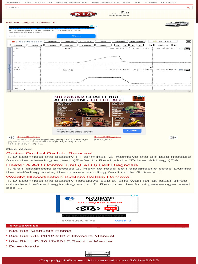 Kia Rio Service and Repair Manuals | PDF
