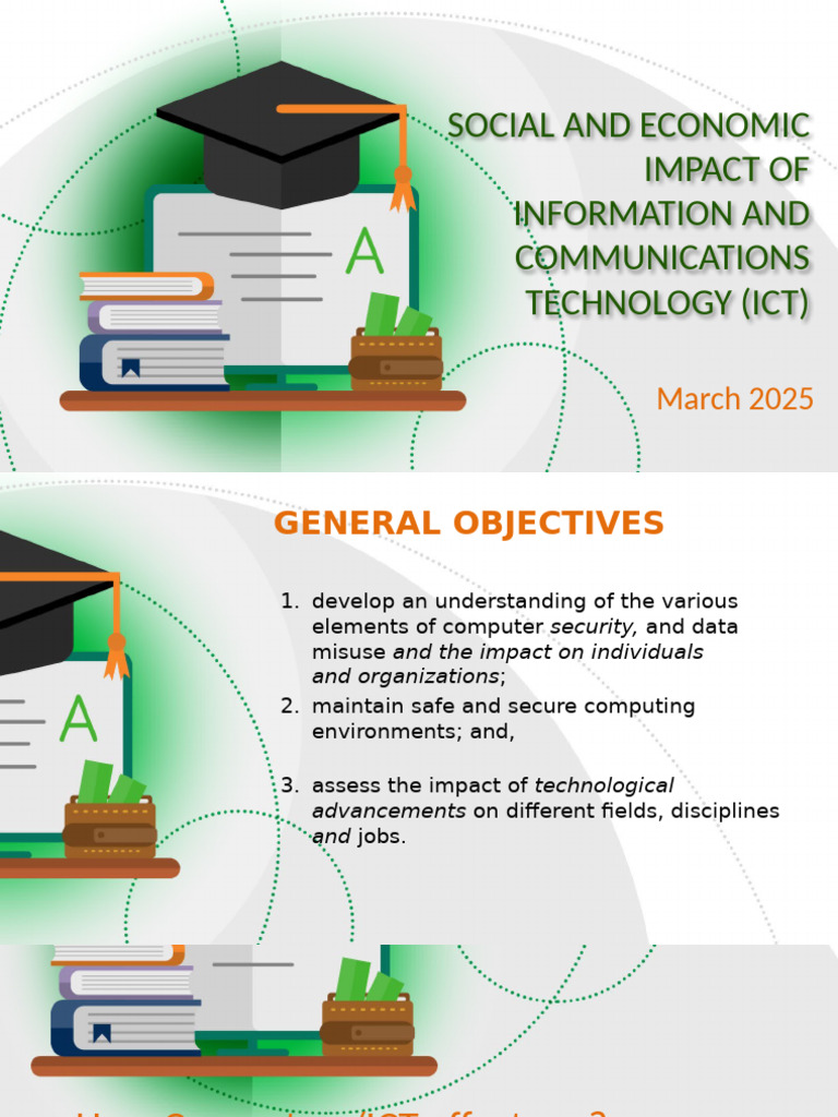 Social and Economic Impact of Ict - Student. - Updated | PDF | Computer ...