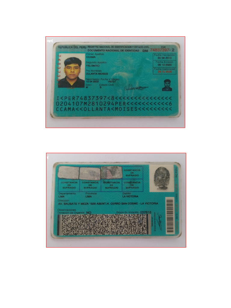 Ccama Palomino Ollanta Moises-74837397-La Victoria | PDF