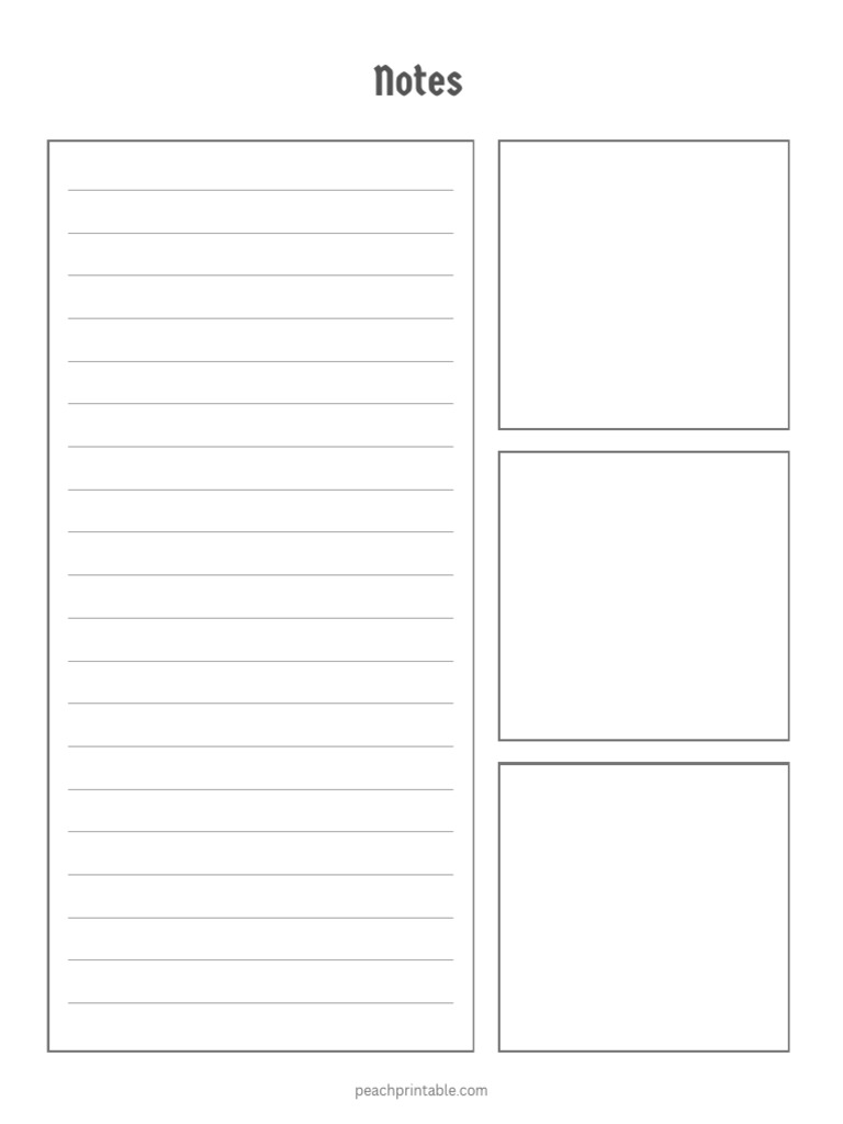Notes Paper | PDF