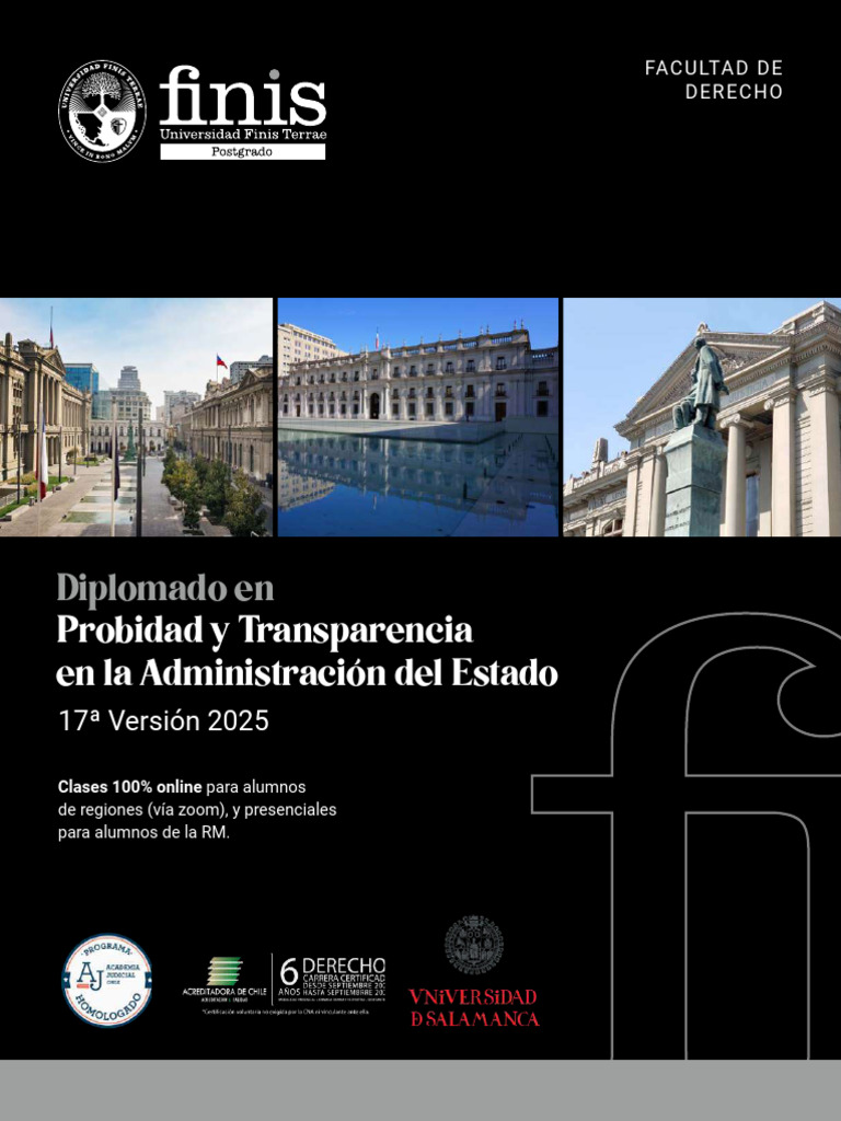 Diplomado en Probidad y Transparencia 2025 | PDF | Universidad | Chile