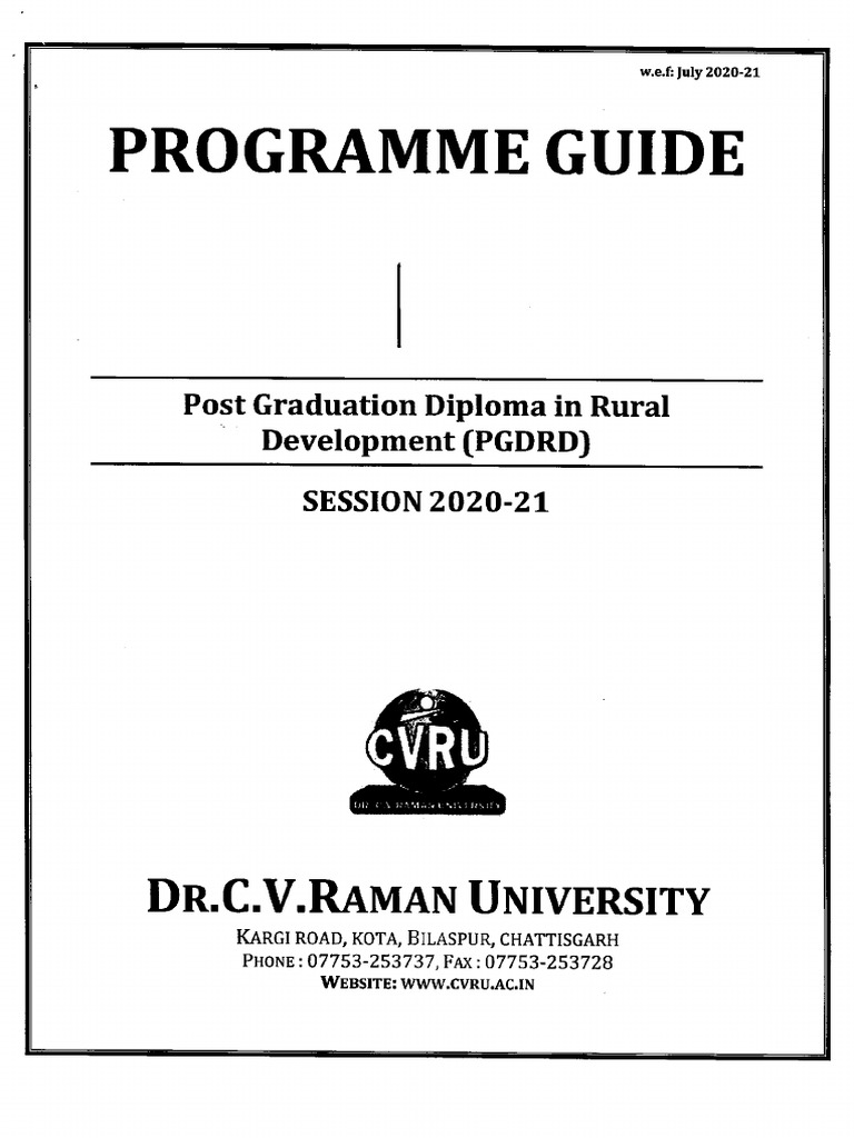 PGDRD | PDF