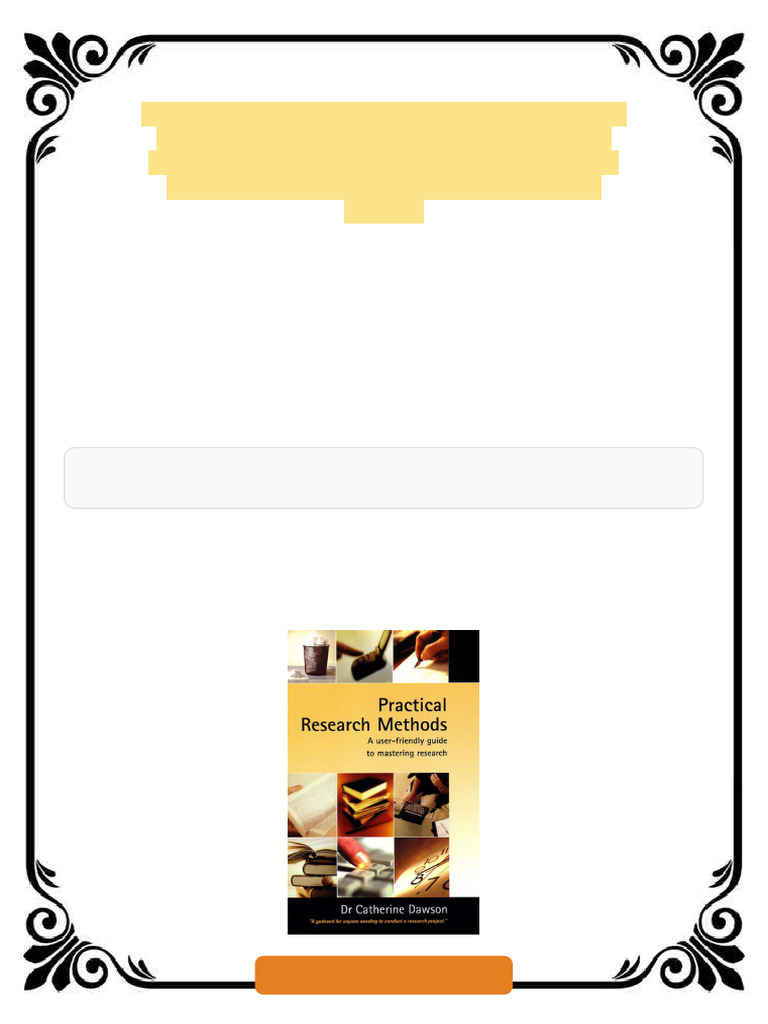 Practical Research Methods A User Friendly Guide to Mastering Research ...
