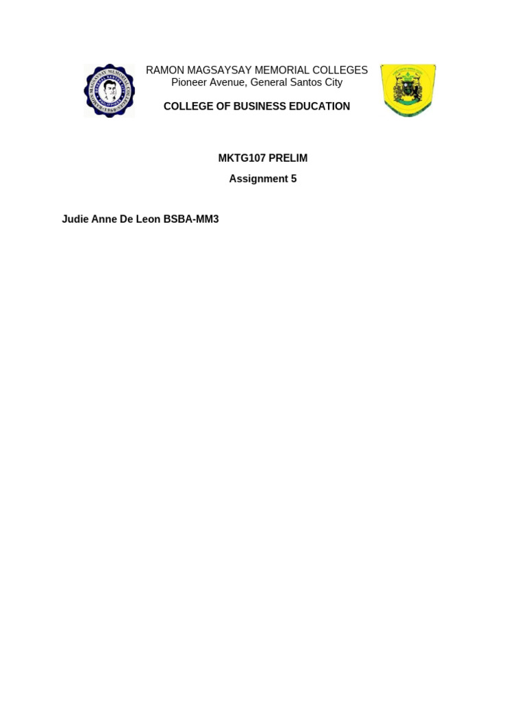 Assignment Heading | PDF
