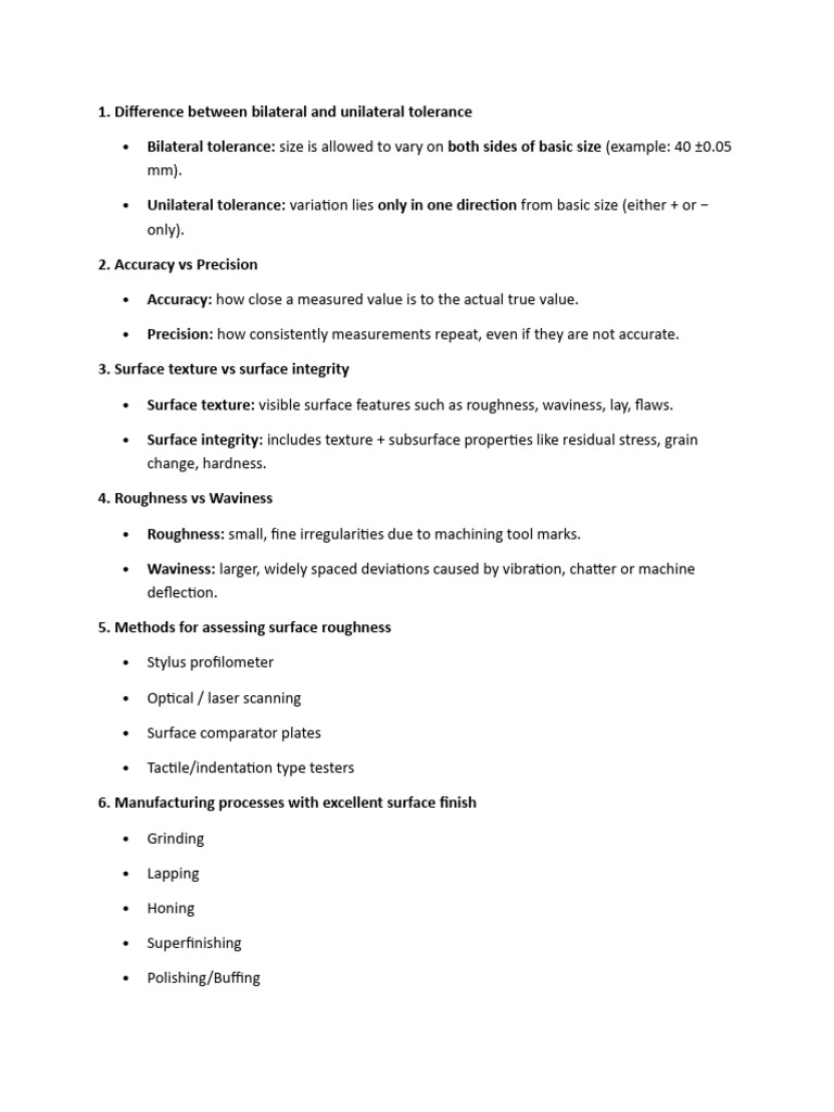 Tolerances and Measurement Techniques | PDF | Engineering Tolerance | Gear