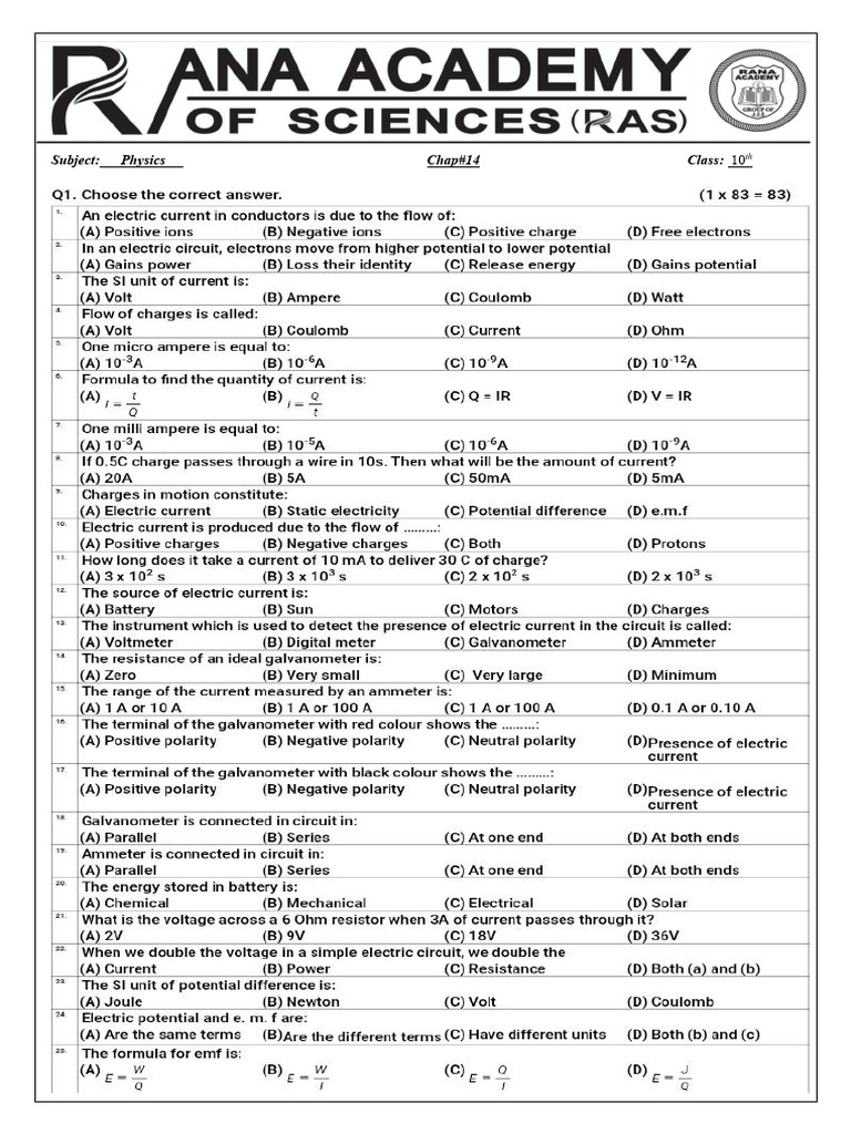 10th Grade Physics Chapter 14 Notes | PDF