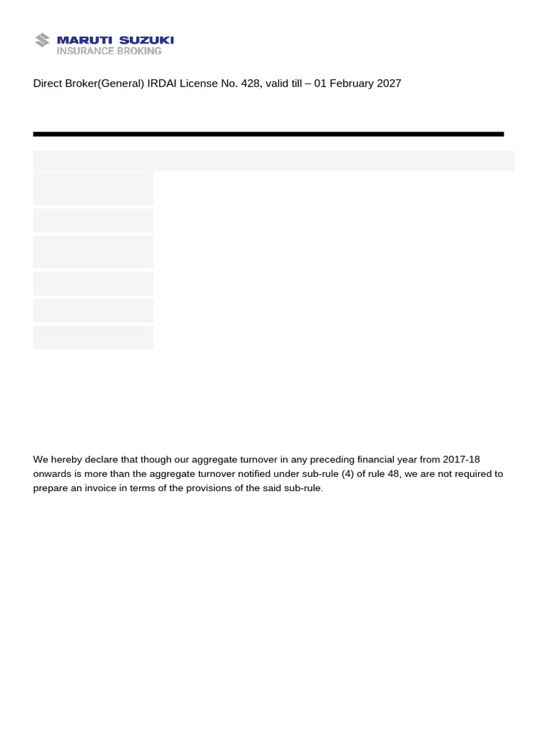 Premium Receipt SR003139170 | PDF
