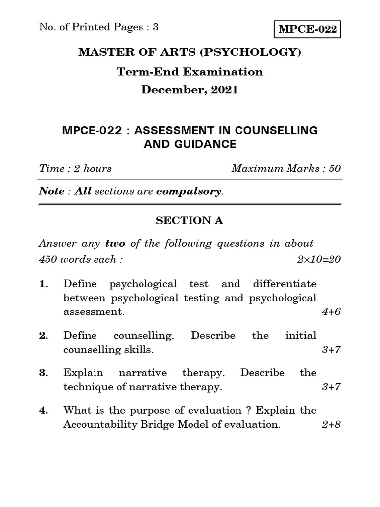 MPCE-22 (2) | PDF