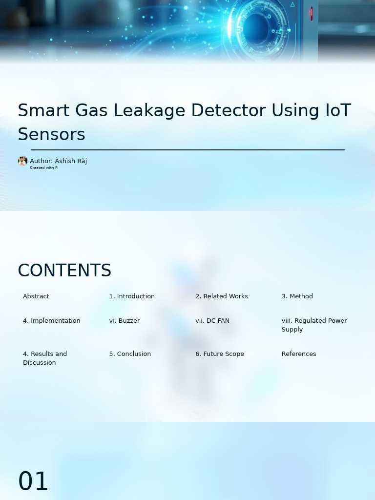 Smart Gas Leakage Detector Us... | PDF | Internet Of Things | Leak