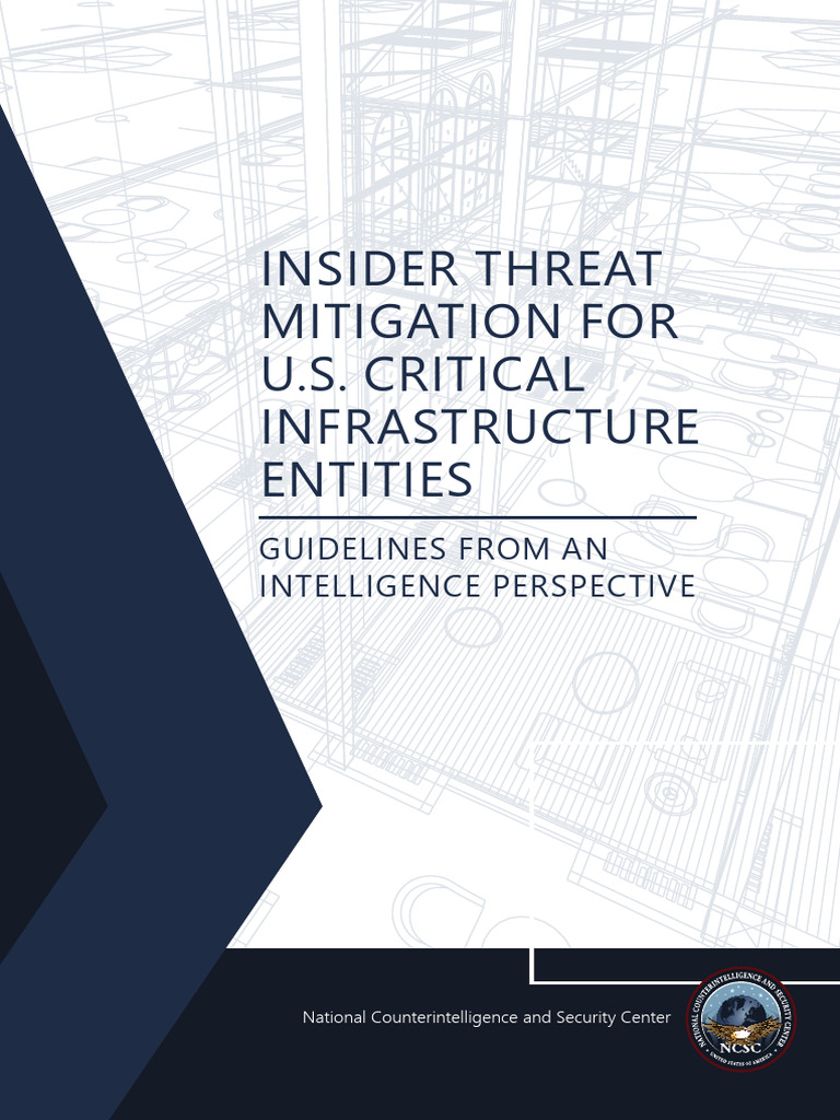 Insider Threat Mitigation Guidelines for Critical Infrastructure | PDF ...