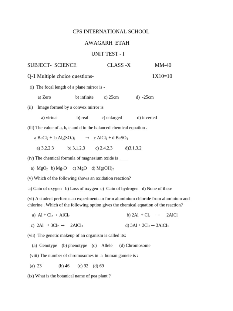 Class 10th Sub-science by Sonu Sir.rtf-1 | PDF | Redox | Reproduction
