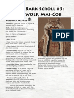Birch Bark Scroll - Werewolf, Mai-Cob