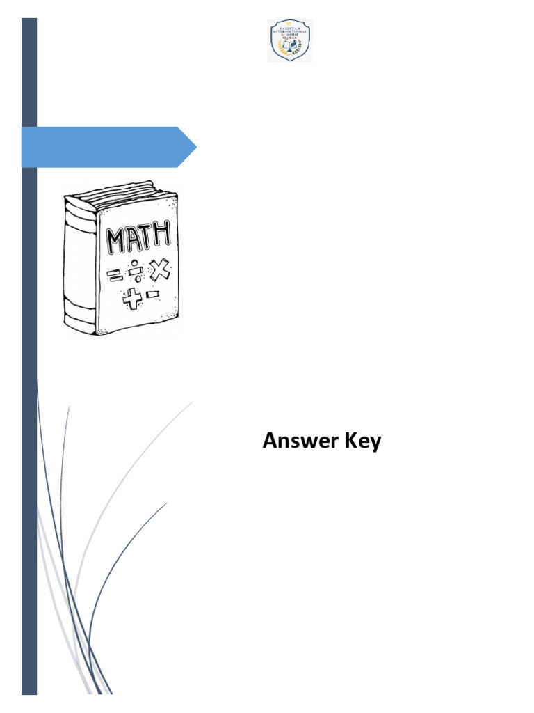 Math1 Worksheets Answer Key | PDF