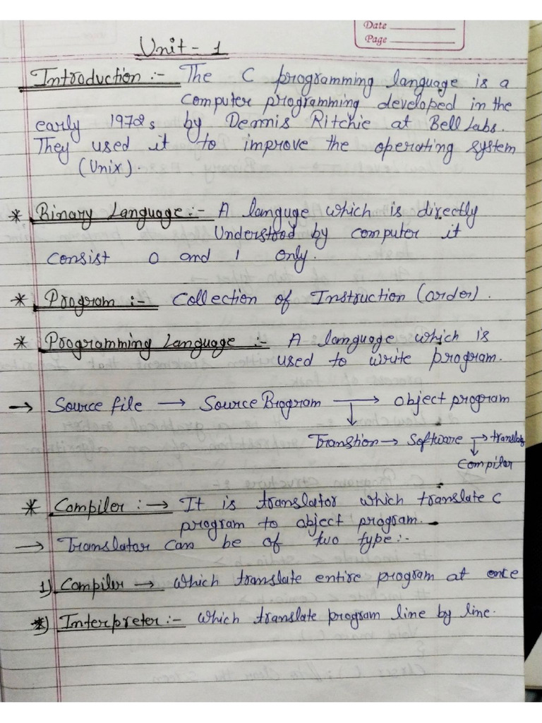 PPS Complete Notes | PDF