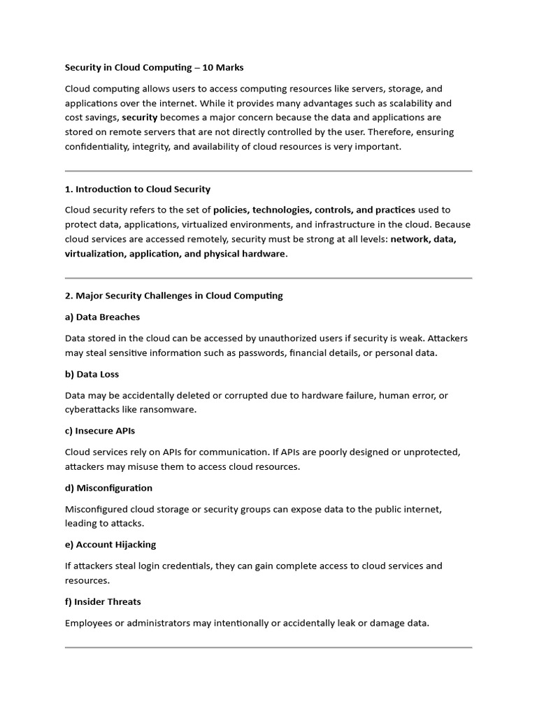cc5 | PDF | Cloud Computing | Security