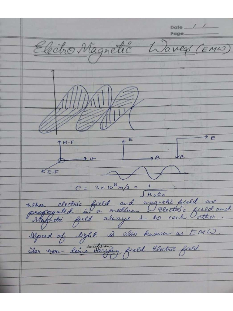 Electromagnetic Waves PDF | PDF