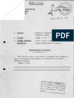 Documento Da Repressáo Da Ditadura Militar Com Relação de Membros Do PCBR e COLINA