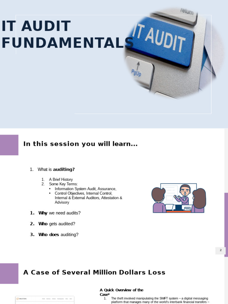 IT Audit Fundamentals and Case Study | PDF | Audit | Internal Control