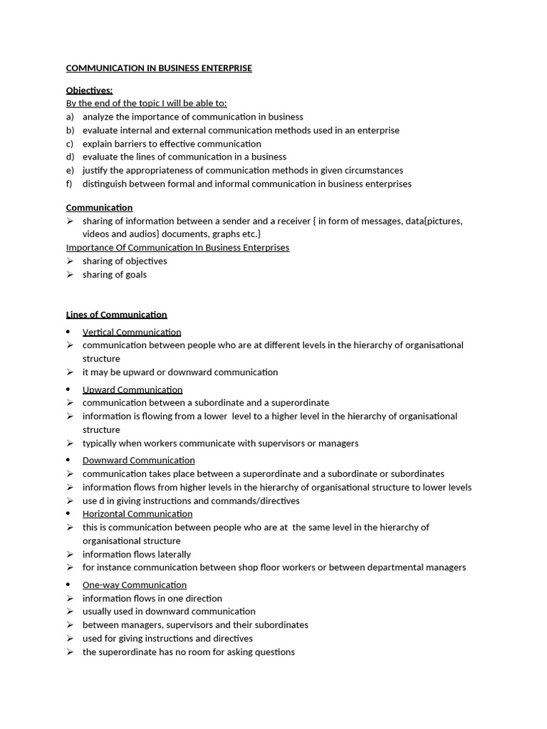 Effective Business Communication Strategies | PDF | Communication ...