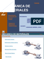 TORSIÓN - FLEXIÓN. (Demostración de Fórmulas) .