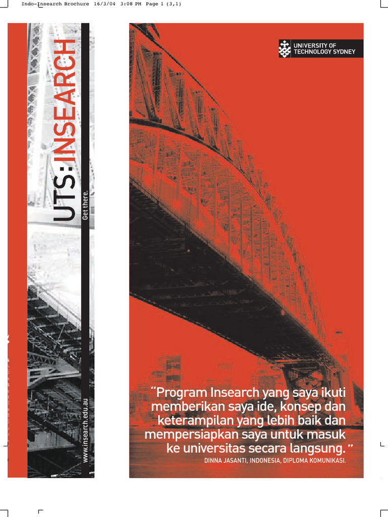 Program Bahasa Inggris Insearch UTS | PDF