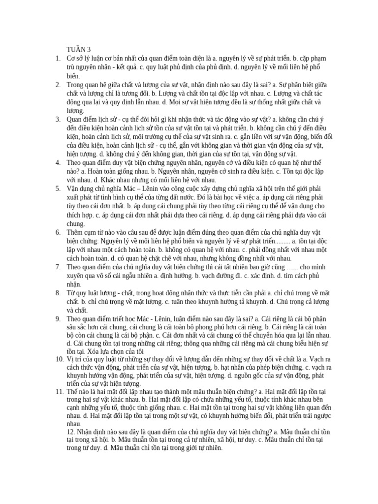 TRIẾT HNUE | PDF