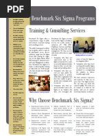 Benchmark Six Sigma Consulting Brochure