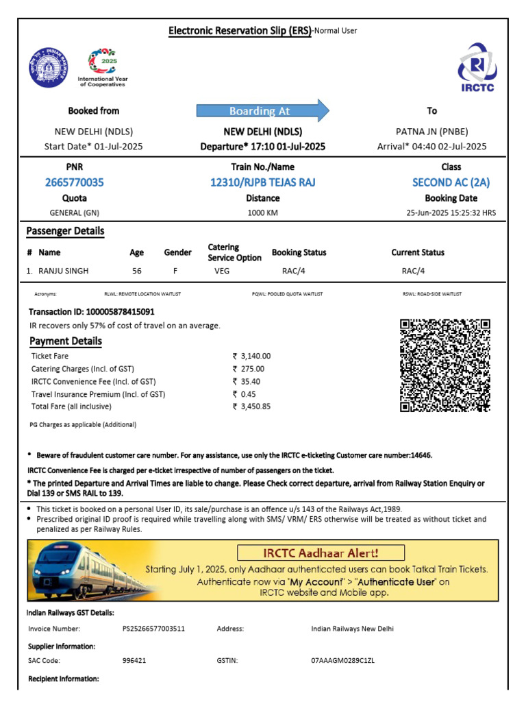 Ticket_2665770035 | PDF | Identity Document | Payments