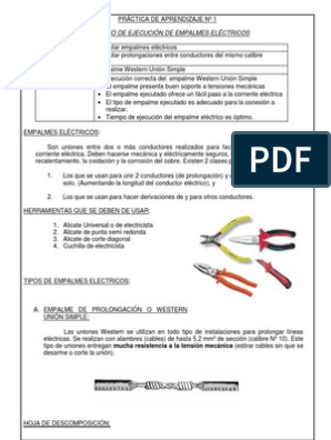 Fichas de empalme para conexión eléctrica - Electricidad Gómez