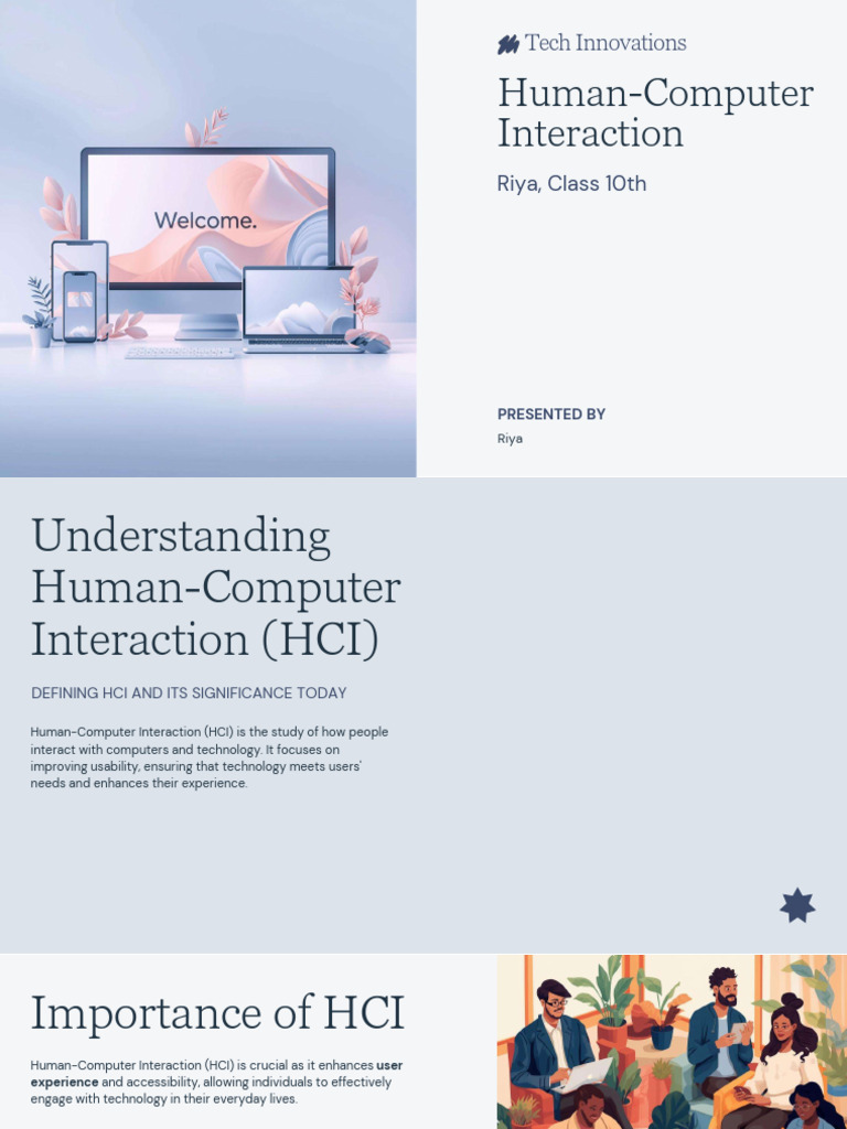 Presentation - Human-Computer Interaction | PDF | Human–Computer ...