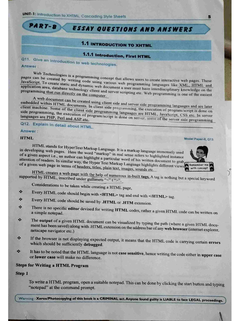 Unit 1 Cs Sem 6 Imp | PDF
