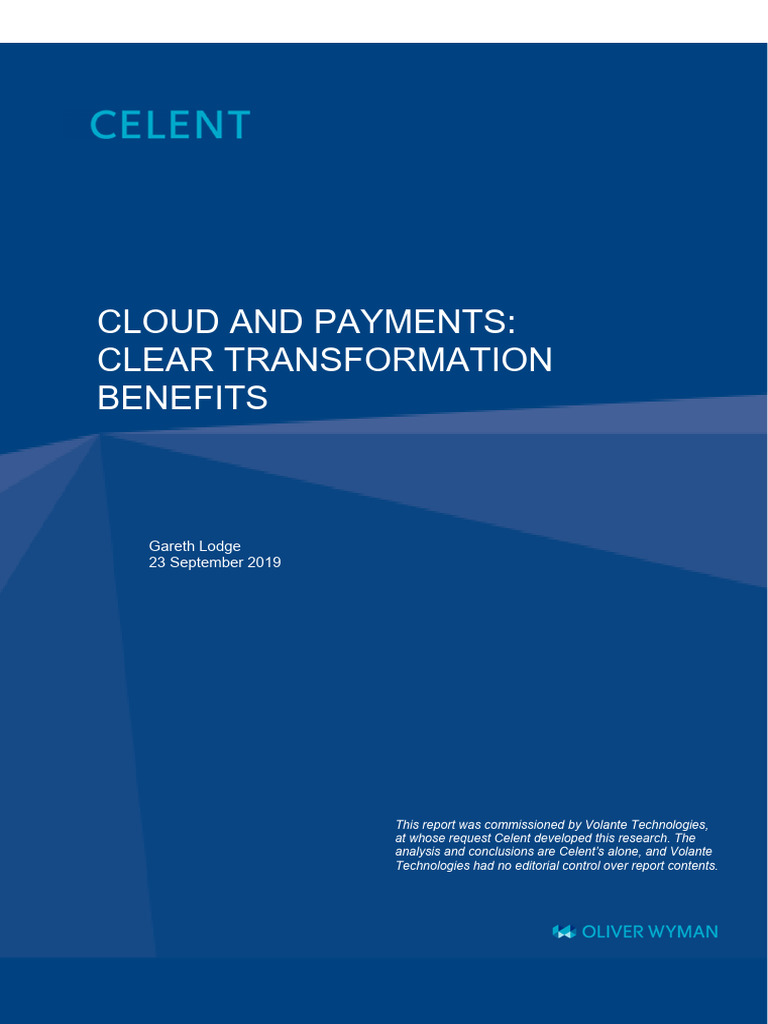 Cloud Benefits for Banking Payments | PDF | Cloud Computing | Banks