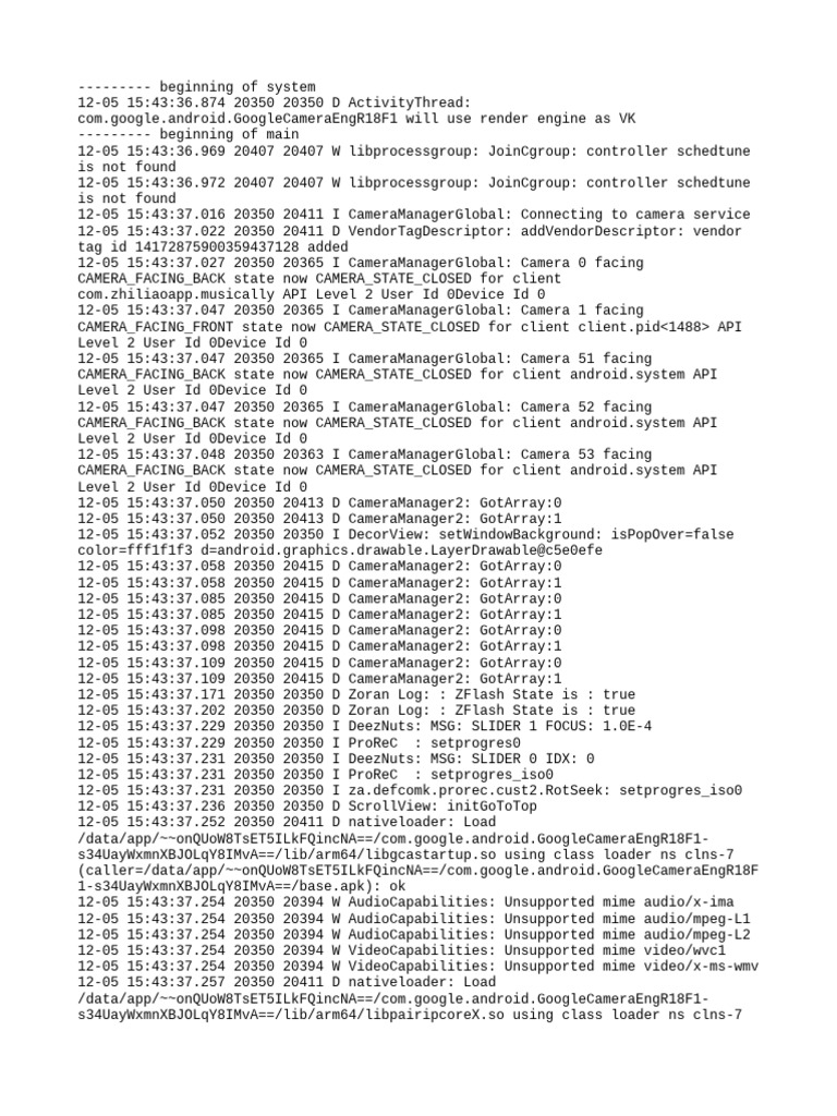 Log Cat 1764928716909 | PDF | Computing | Software Engineering