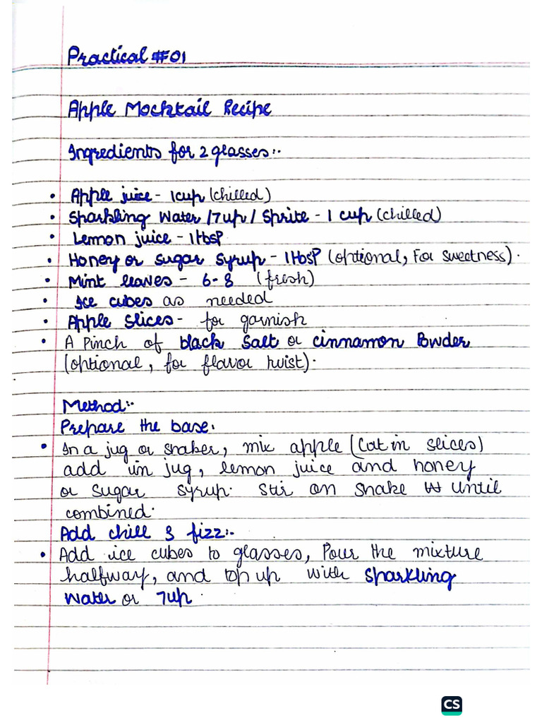 Beverage Practical | PDF