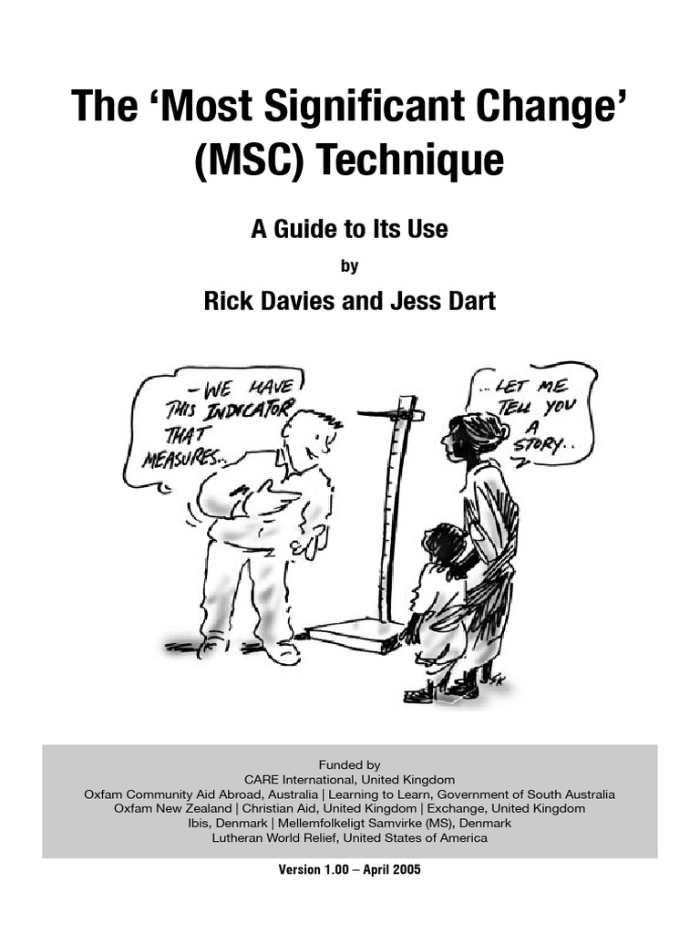 Most Significant Change Technique Guide | PDF | Evaluation