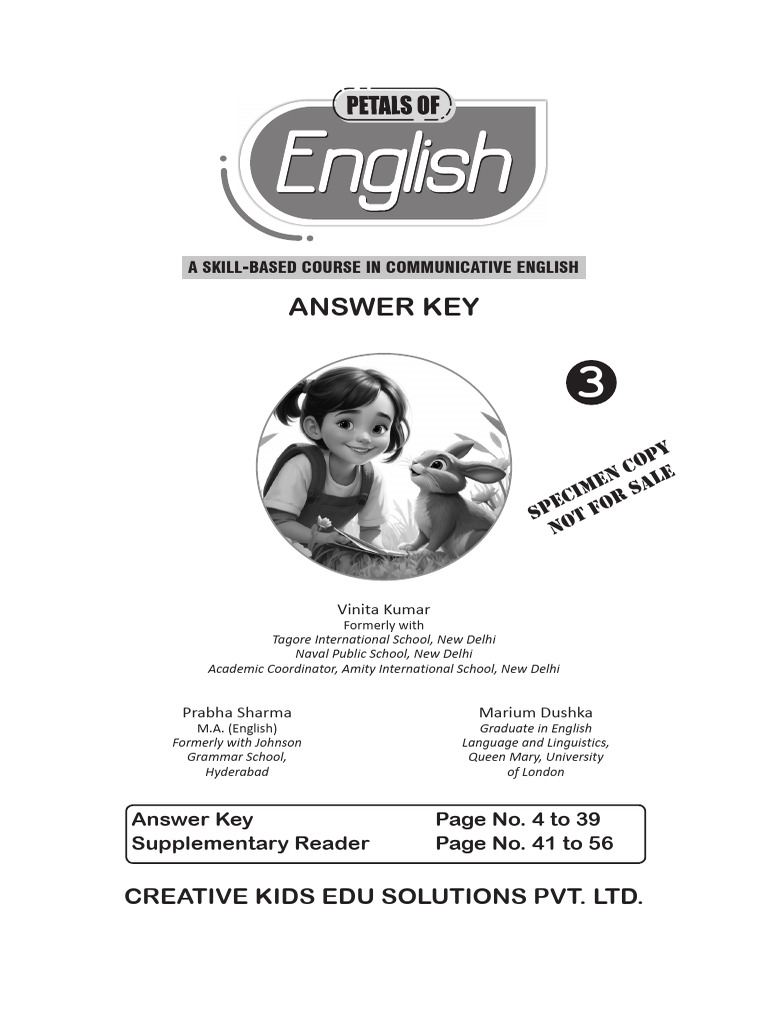 Communicative English Answer Key Guide | PDF | Breads | Adjective