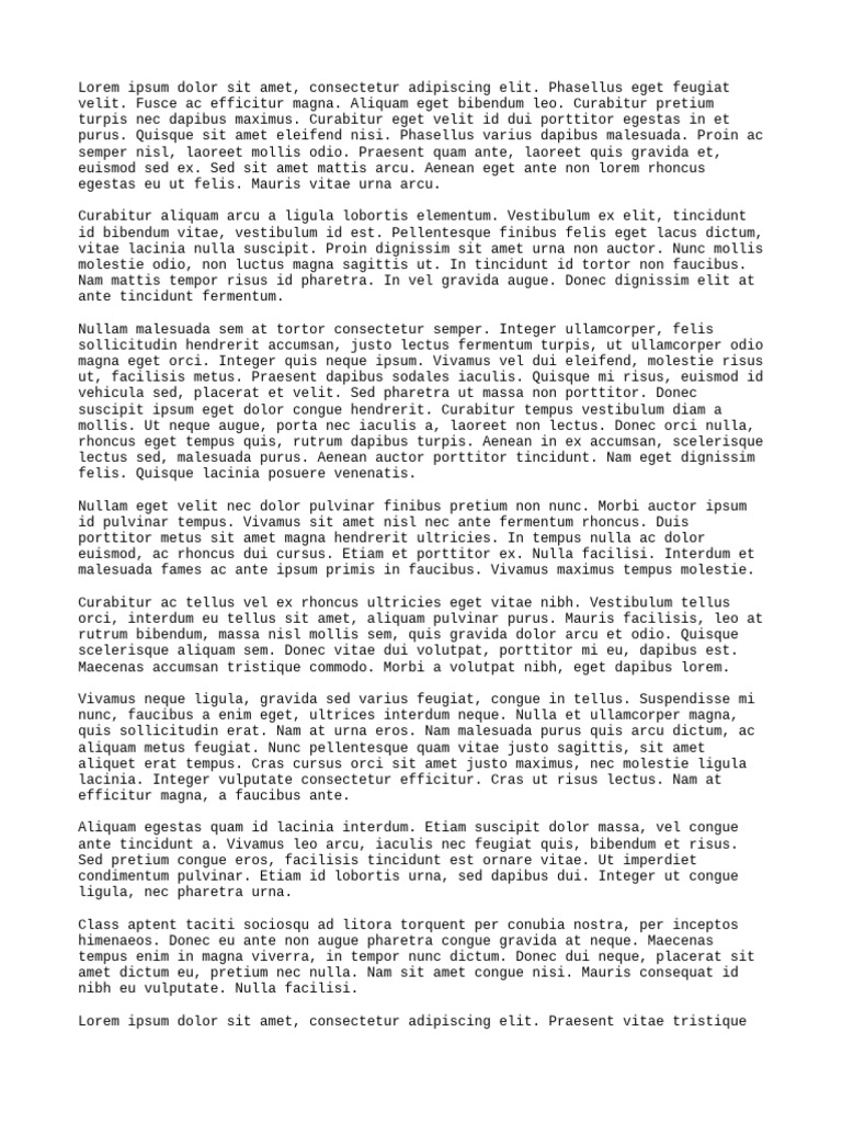 Lorem 1 | PDF