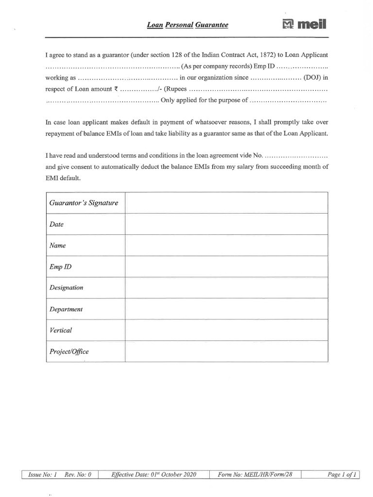 LoanSuretyConsentLetter (1) | PDF