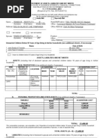 Senior Citizen Data Form | PDF | Chronic Condition | Income