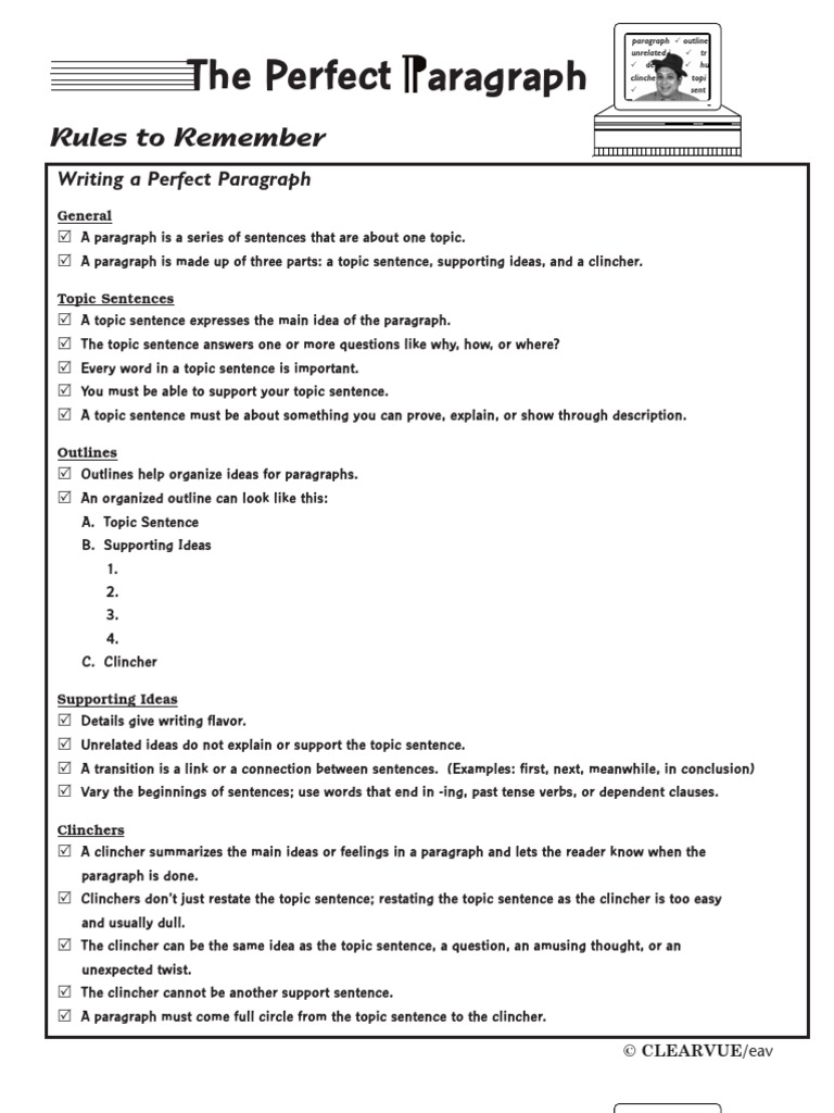 2012 - Perfect Paragraph Workbook | Paragraph | Perfect (Grammar)