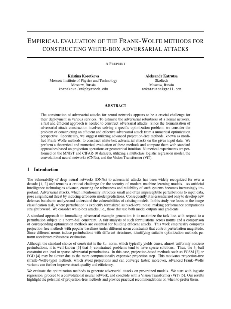 2512.10936v1 | PDF | Mathematical Optimization | Algorithms
