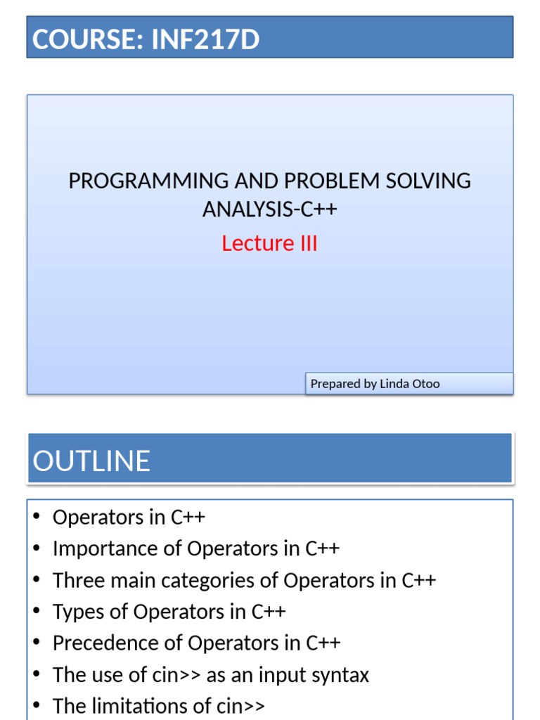 C++ Operators and Input Syntax Guide | PDF | C++ | Pointer (Computer ...