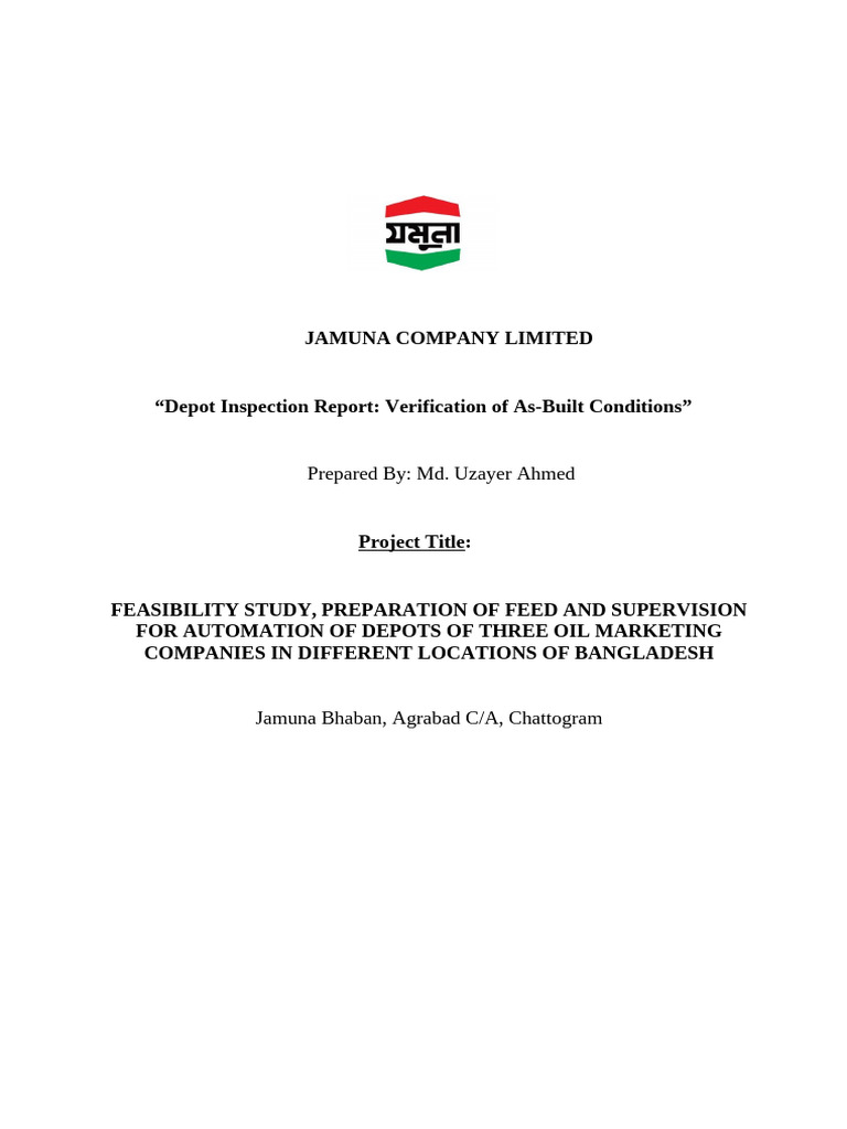 Depot Inspection Report Summary | PDF