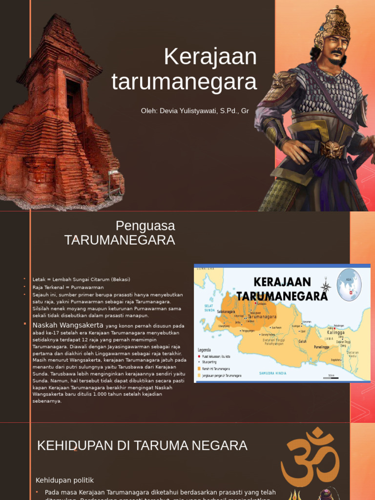 Sejarah dan Peninggalan Kerajaan Tarumanagara | PDF
