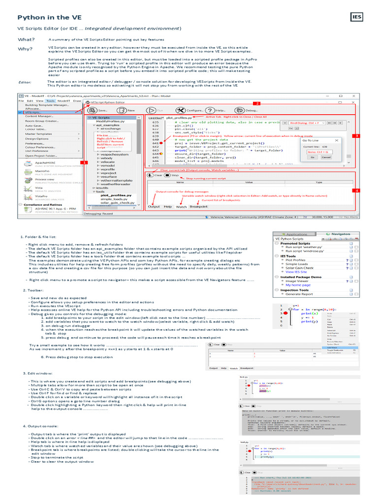 Ve Scripts Editor | PDF | Python (Programming Language) | Integrated ...