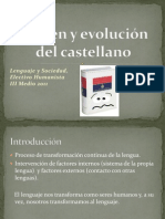 Origen y evolución del castellano III Medio humanista