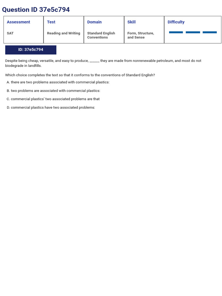 Stan Eng Con - Hard 47 - No Answer | PDF