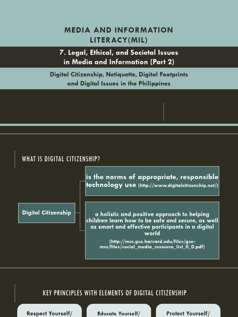 Digital Citizenship and Netiquette Guide | PDF | Information Age ...