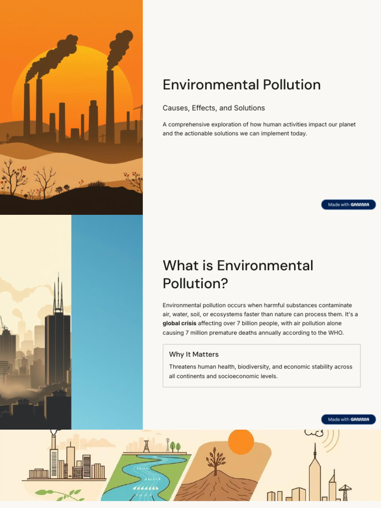 Understanding Environmental Pollution | PDF | Pollution | Air Pollution